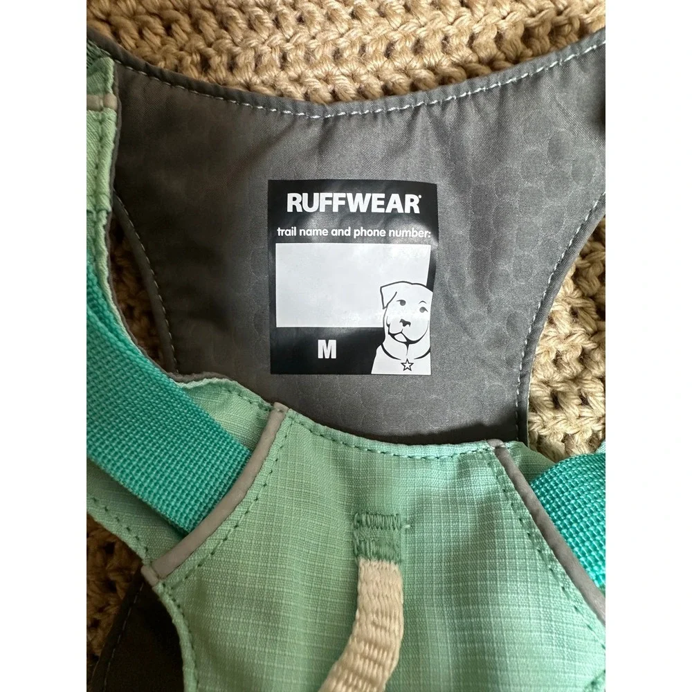 Ruffwear Front Range Dog Harness Teal Turquoise Medium Padded No Pull Reflective